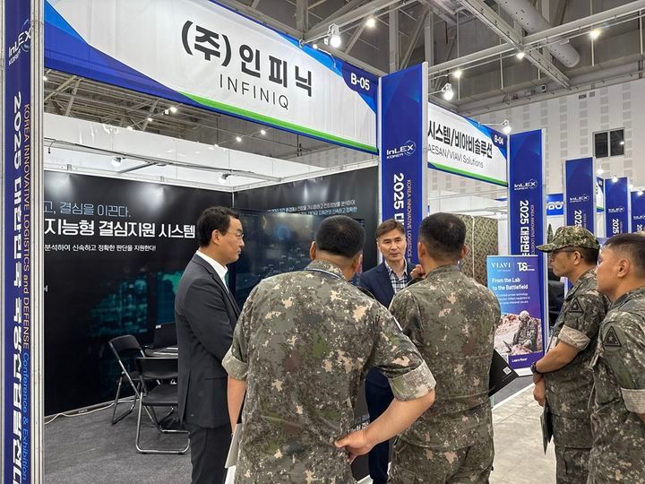 [Newsis] "AI to see the battlefield at a glance" INFINIQ unveils battalion-level intelligent decision support system